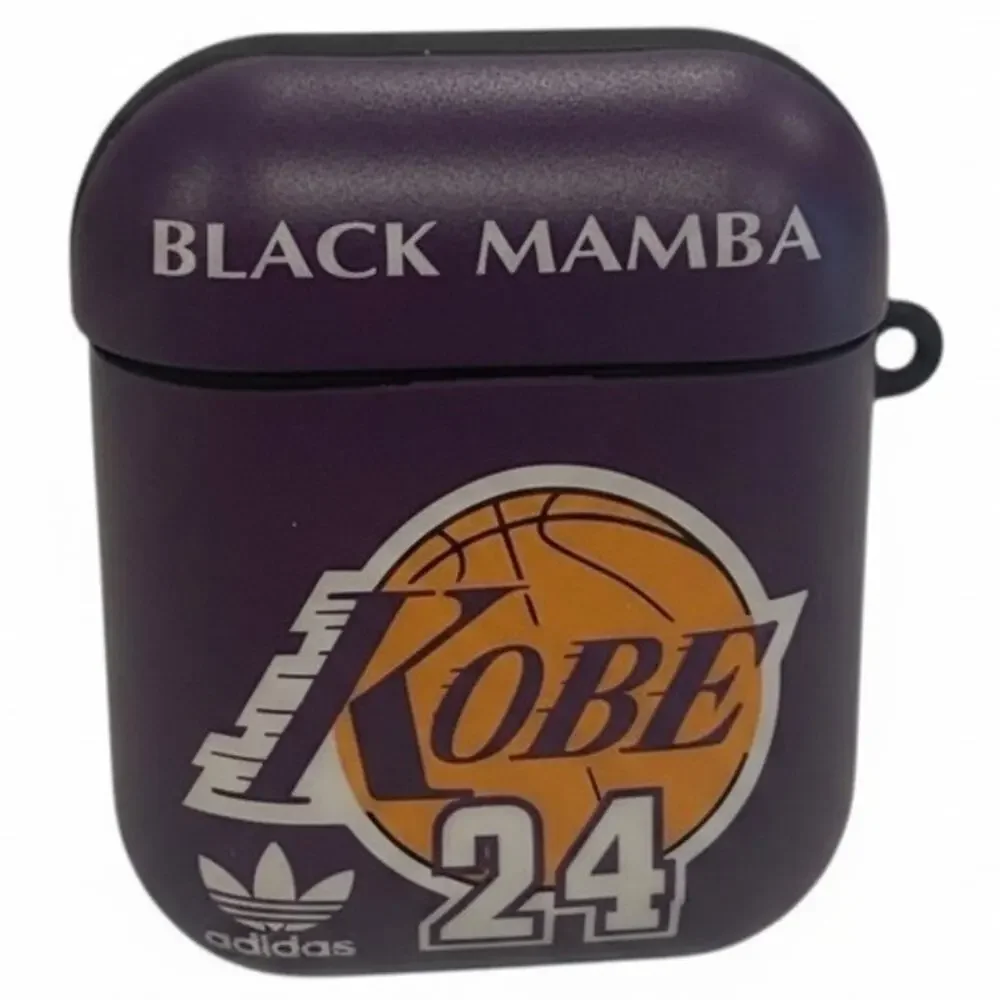 AIRPODS CASE: Handmade Kobe Bryant #24 Black Mamba, NWOT